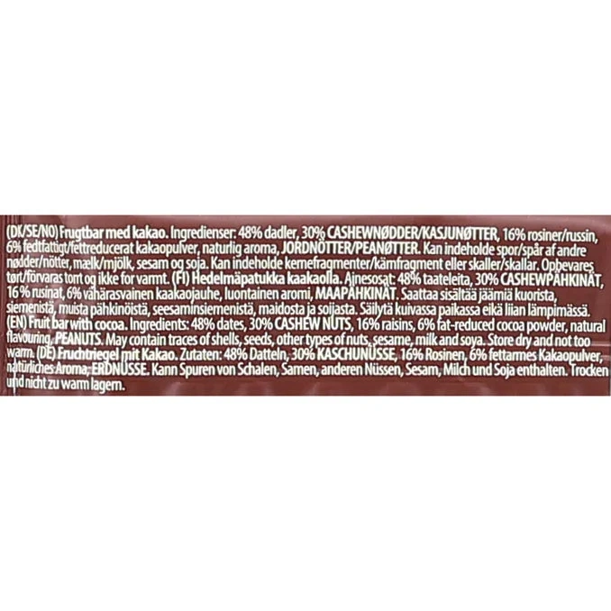 Energibar Cacao