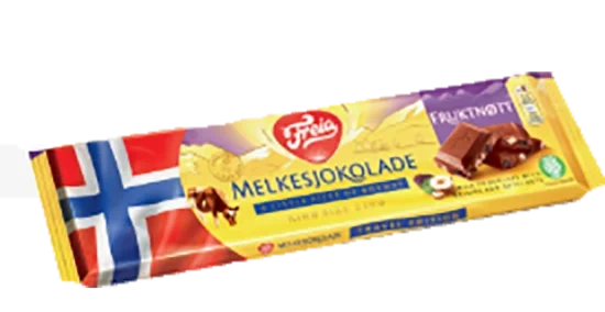 Freia Melkesjokolade Fruktnøtt 220g