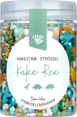 Kakestrø Dinosaur Kake Rex 80g Cacas