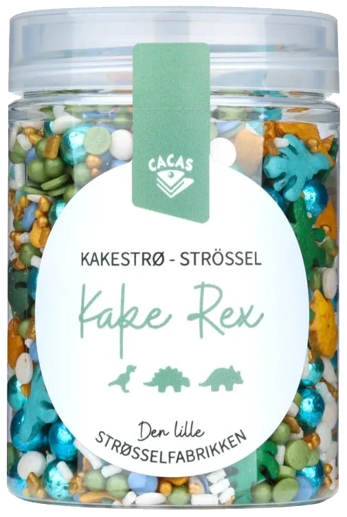 Kakestrø Dinosaur Kake Rex 80g Cacas