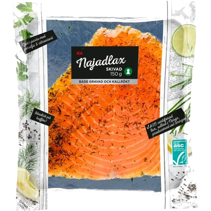Lax najad 150g Miljömärkt ICA
