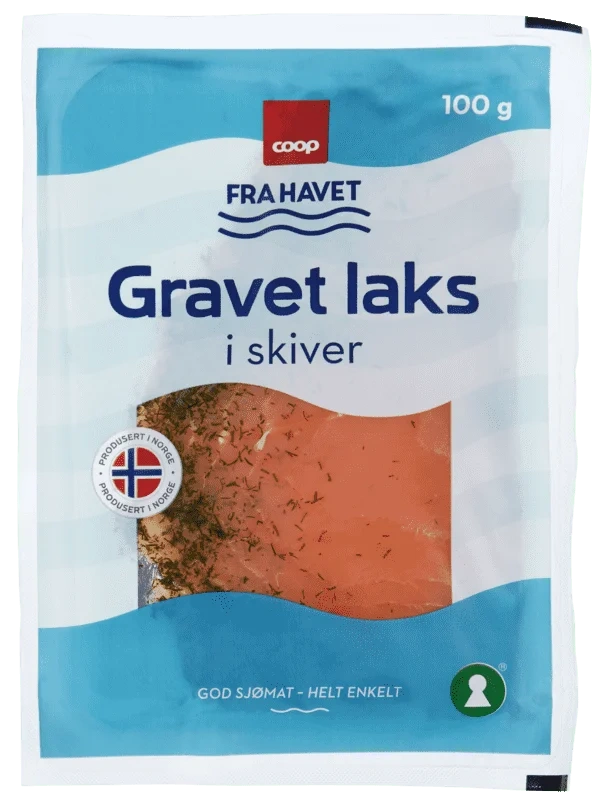 Gravlaks Skivet 100g Coop