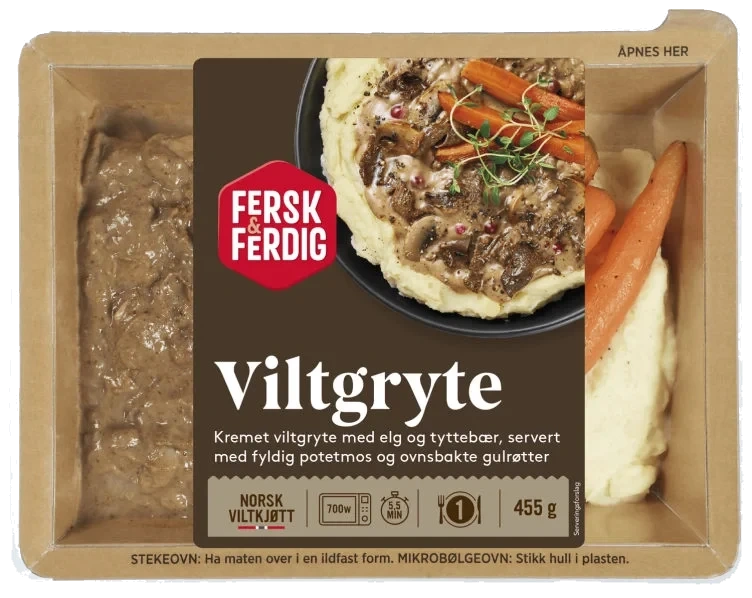 Viltgryte m/Potetmos 455g Fersk&Ferdig