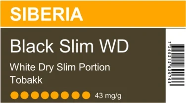 Siberia Black Slim White Dry