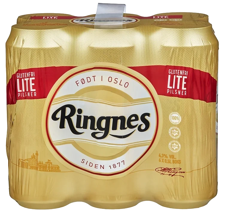 Ringnes Lite 0,5lx6 boks