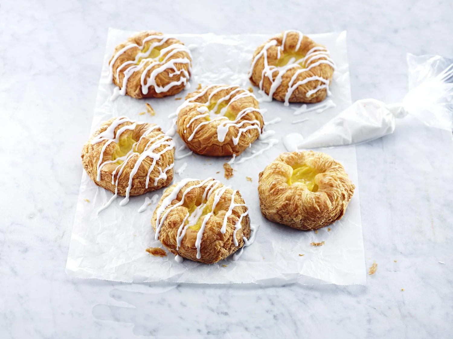 Wienerbröd med vaniljkräm, mini