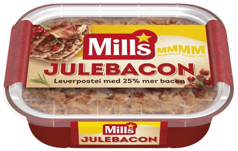 Mills Julepostei Bacon 185g