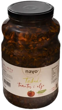 Soltørkede Tomater i Olje, Terninger 2650g