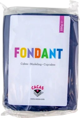 Fondant Marineblå 250 g Cacas