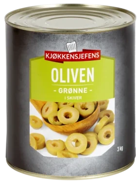 Oliven, Grønne Skiver Kjøkkensjefen