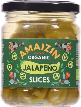 Jalapenõs, 165ml, økologisk, Amaizin