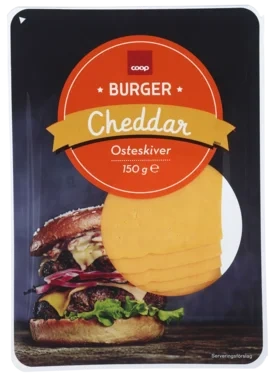 Cheese Slices Burger Cheddar