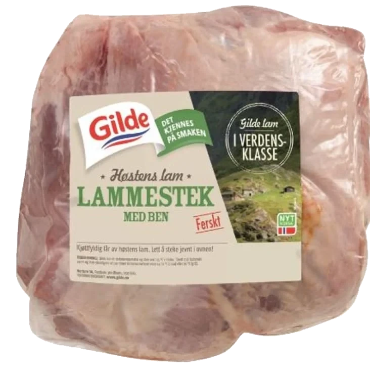 Lammestek m/Ben Av Villsau Fjorårslam pr Kg