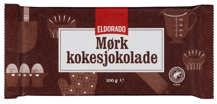 Kokesjokolade Mørk 100g Eldorado