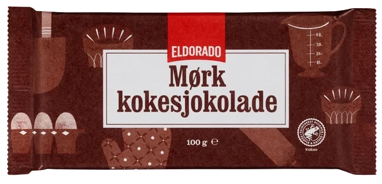 Kokesjokolade Mørk 100g Eldorado