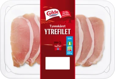Svin Tynnskåret Ytrefilet 400g Enh