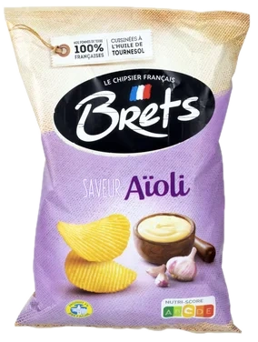 Potetchips m/aioli 125g Brets