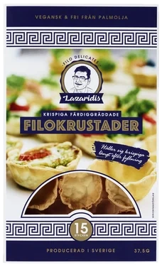 Krustader 15stk 37.5g Lazaridis
