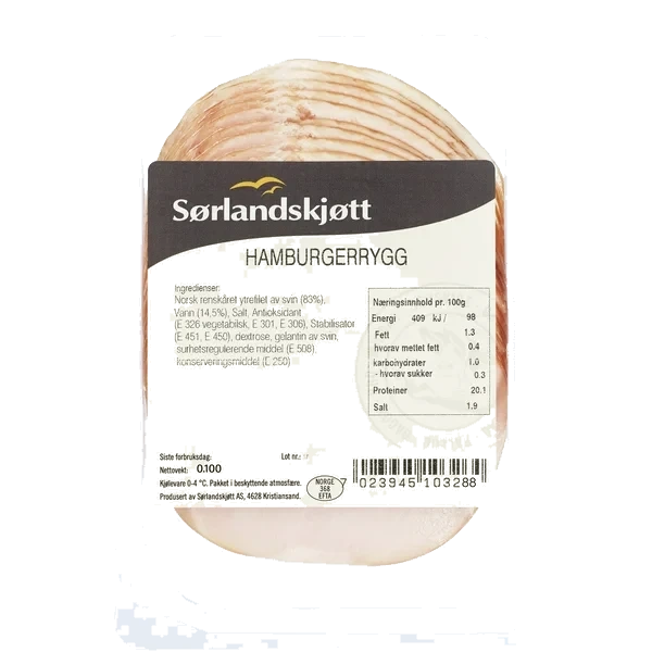 Spis Meg Hamburgerrygg 100g