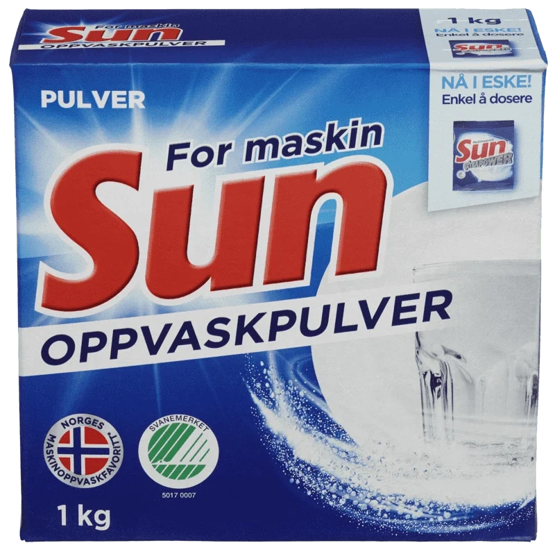 Sun Maskinoppvaskpulver 1kg