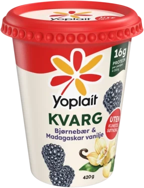 Yoplait Kvarg Bjørnebær&Vanilje 420g