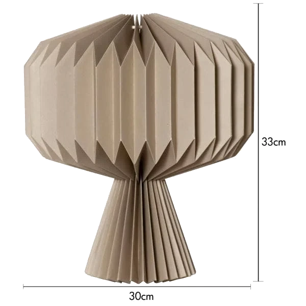 Bordsdekoration Honeycomb Beige 30x33cm