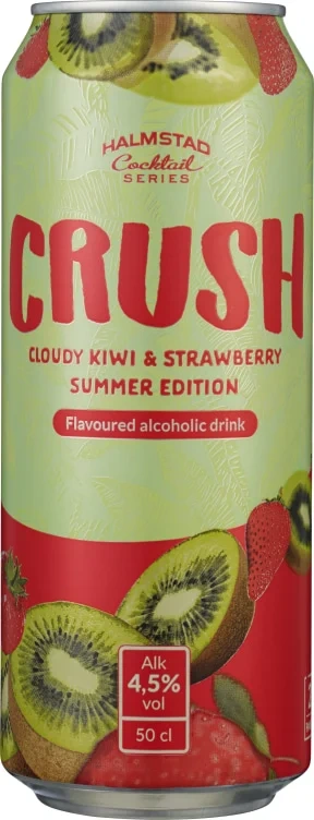 Halmstad Crush Kiwi&Strawberry 0,5l boks