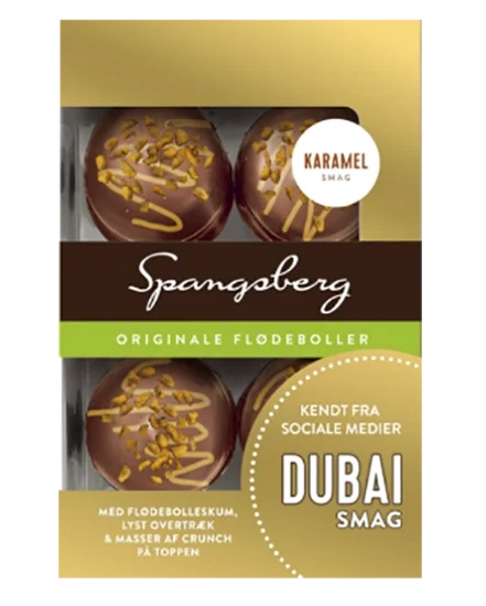 Fløteboller Dubaismak Karamell 124g