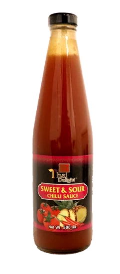Sweet & Sour Chilli Sauce 500ml Thai Delight