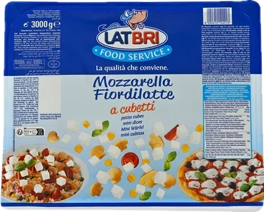 Mozzarella Terninger 3kg Latbri