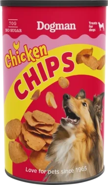 Chicken Chips Belønning For Hund Dogman