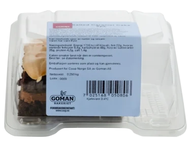 Coop Salted Caramel Cake 2pk 250g