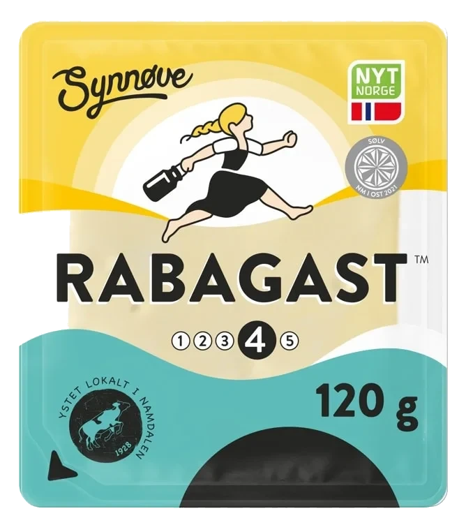 Rabagast Ost skivet 120g Synnøve