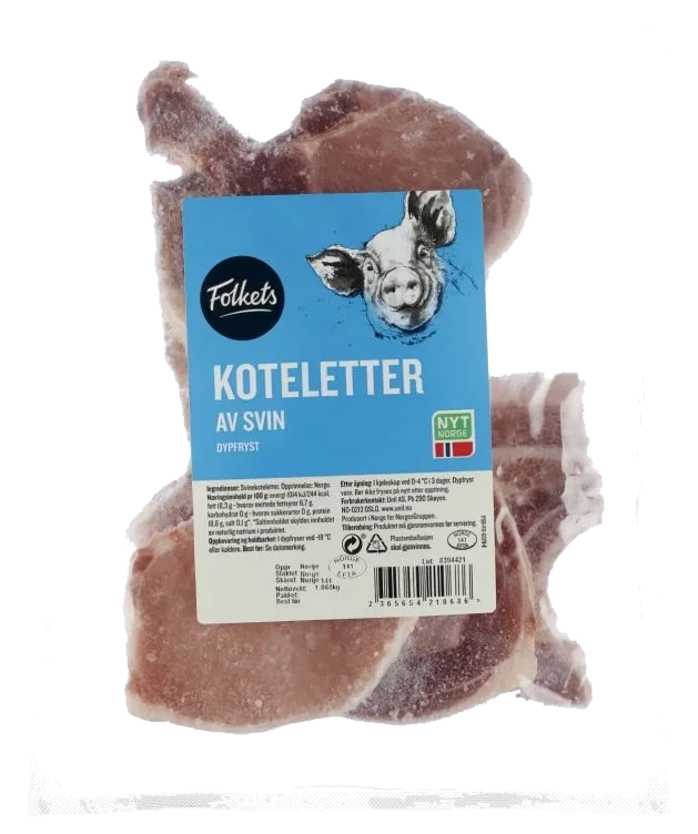 Svinekoteletter Ca1kg Folkets