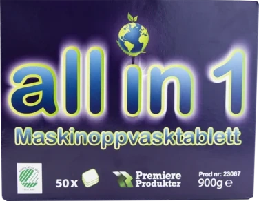 Ecoforce "all In 1" Maskinoppvasketab * Pk A 50 stk