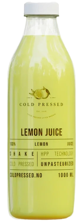 Cold Pressed Juice Kaldpresset 100% sitron