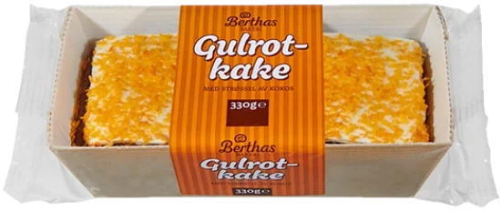 Berthas Gulrotkake 330g