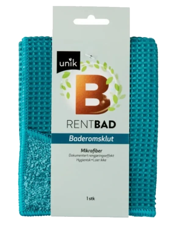 Baderomsklut Mikrofiber 1stk Unik