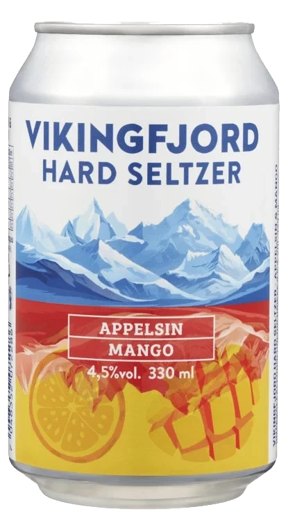Vikingfjord Hard Seltzer Orange Mango 0,33l