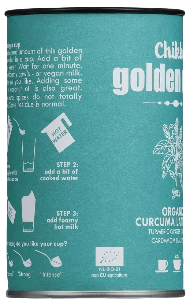 Økologisk Chikko Golden Milk Latte Mix