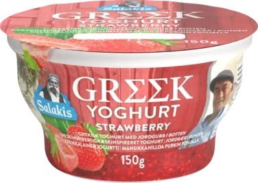 Yoghurt Gresk Jordbær 150g Salakis
