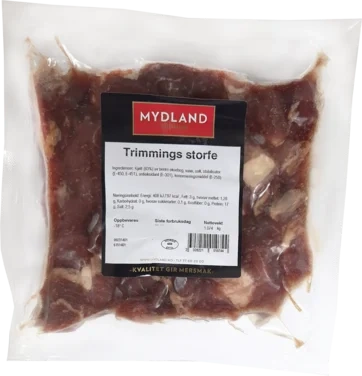 Trimmings Storfe Ca 10kg Kart Frys Mydland