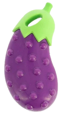 Hundeleke Aubergine Flerfarget 14cm