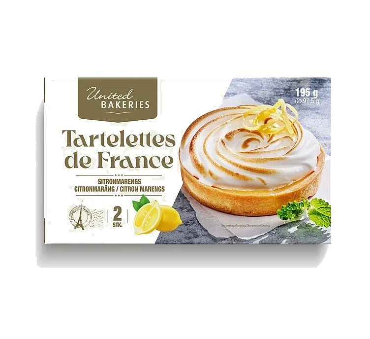 Sitron&Marengs Terte 2x97g United Bakeries