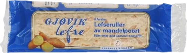 Engers Lefsebakeri As Lefserull Mandelpotet 6 stk Lefserull