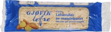 Engers Lefsebakeri As Lefserull Mandelpotet 6 stk Lefserull