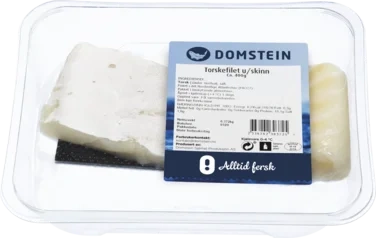 Torskefilet u/Skinn 400g