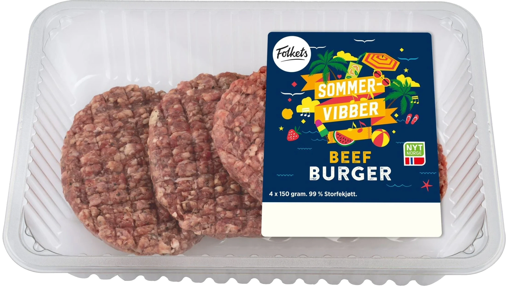 Beef Burger 4x150g Sommervibber