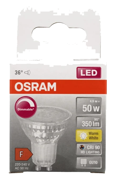 Lyspære Led Spot Par16 50 Dim Gu10 Osram