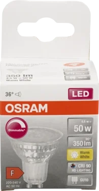 Lyspære Led Spot Par16 50 Dim Gu10 Osram